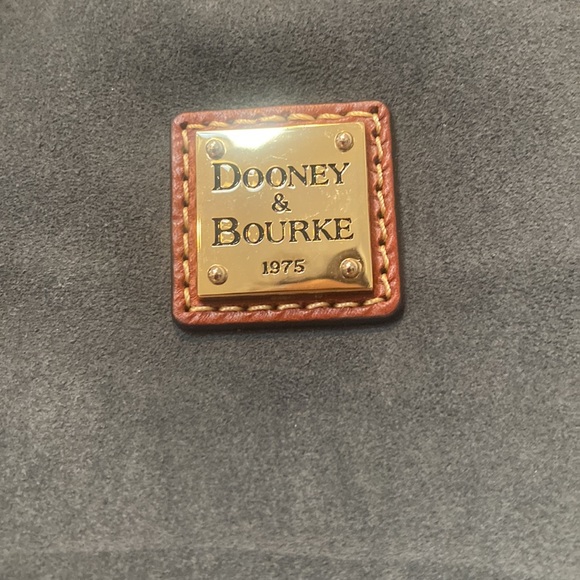 NWT Dooney & Bourke Grey Kendall Suede Bucket Drawstring Bag - Picture 10 of 13